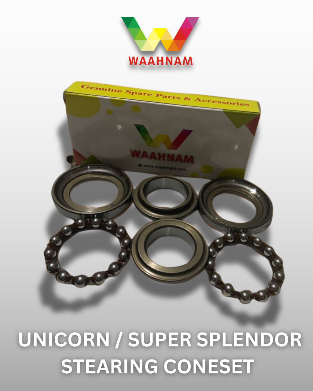 Honda Unicorn / Hero Super Splendor Steering Cone Set (2pc) – Waahnam Genuine Parts