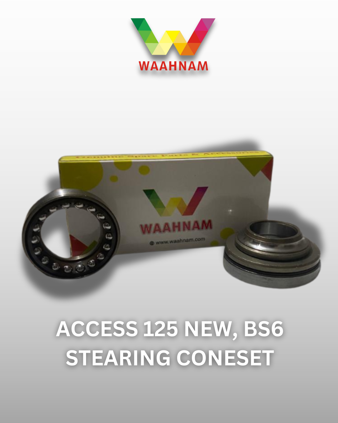 Access 125 New / BS6 Steering Cone Set – Waahnam Genuine Parts
