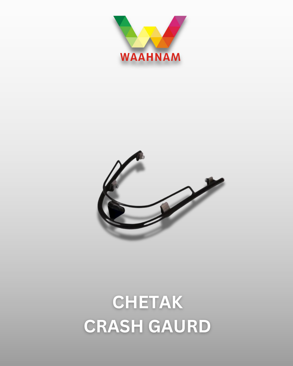 BAJAJ CHETAK ELECTRIC STAINLESS STEEL BLACK POWDER COATING CRASH GAURD SET