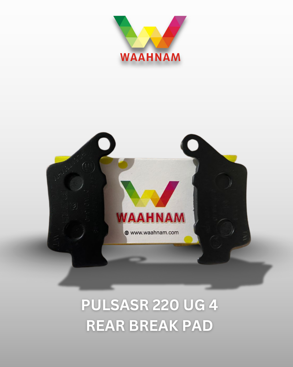 PULSAR 220 UG4 REAR BRAKE PAD  – Waahnam Genuine Parts Quantity (4 piece)