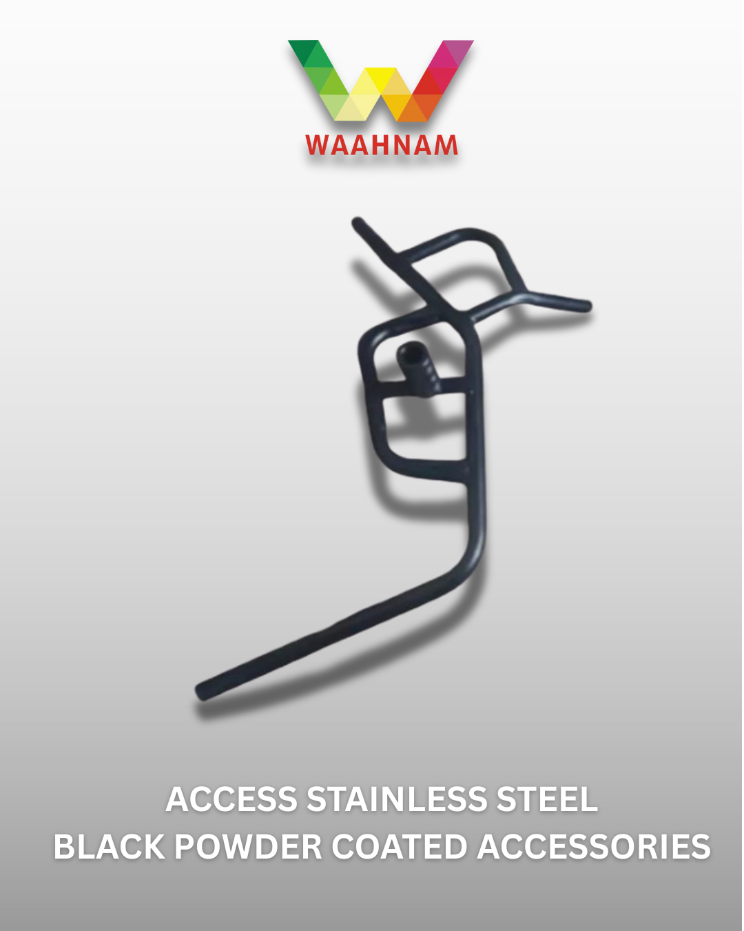 ACCESS 125 STAINLESS STEEL BLACK POWDER COATING