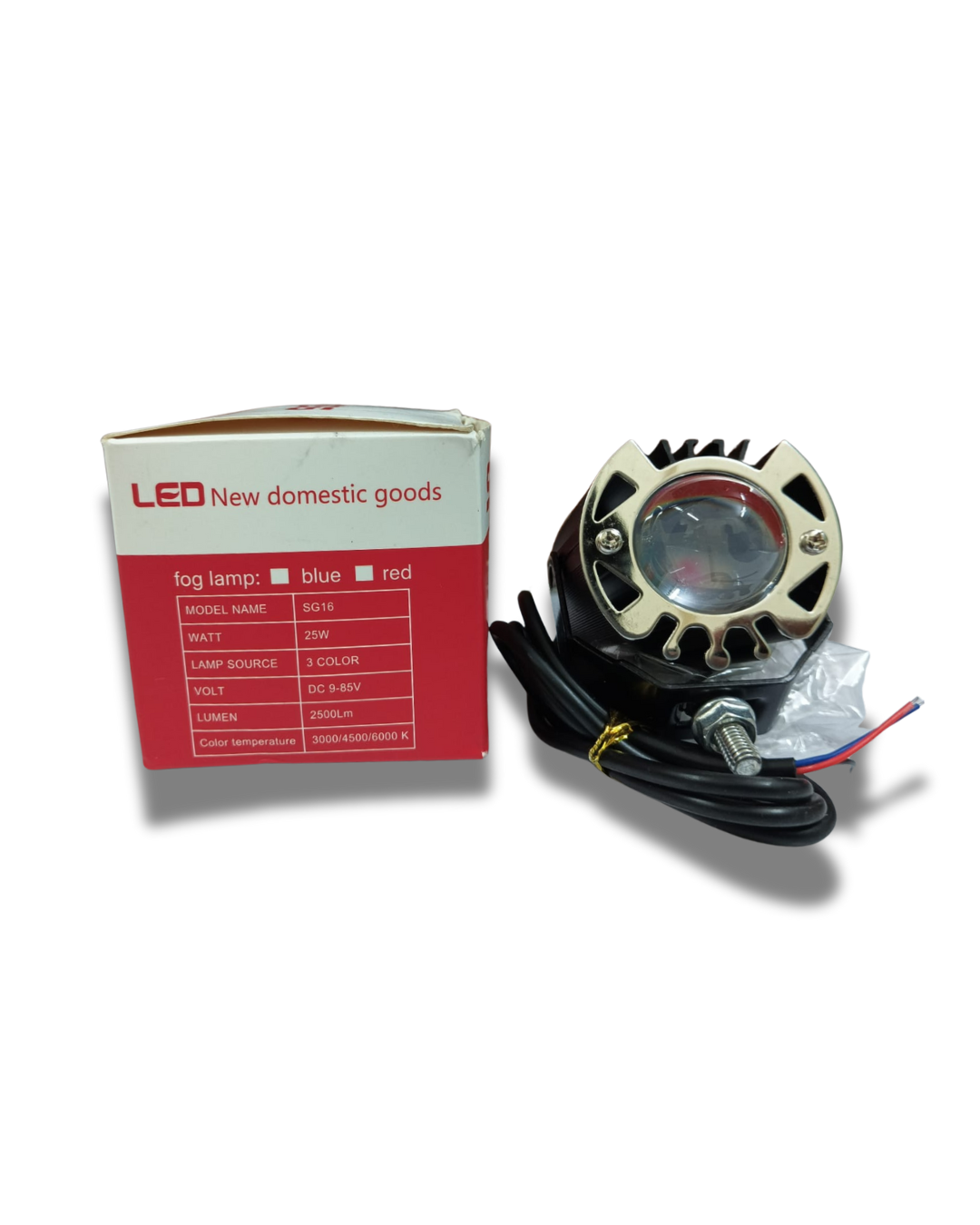 SSLG LED Fog Lamp – Powerful Auxiliary Light for Bikes & EVs  (1PC )