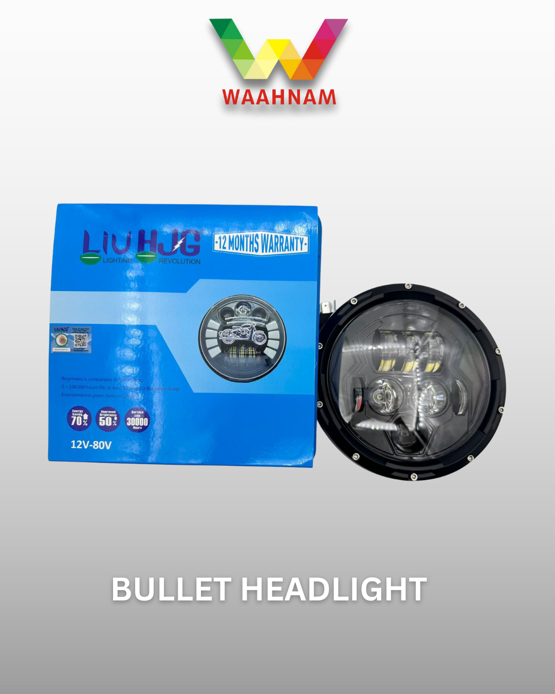 Bullet Headlight – Power, Style & Safety in One