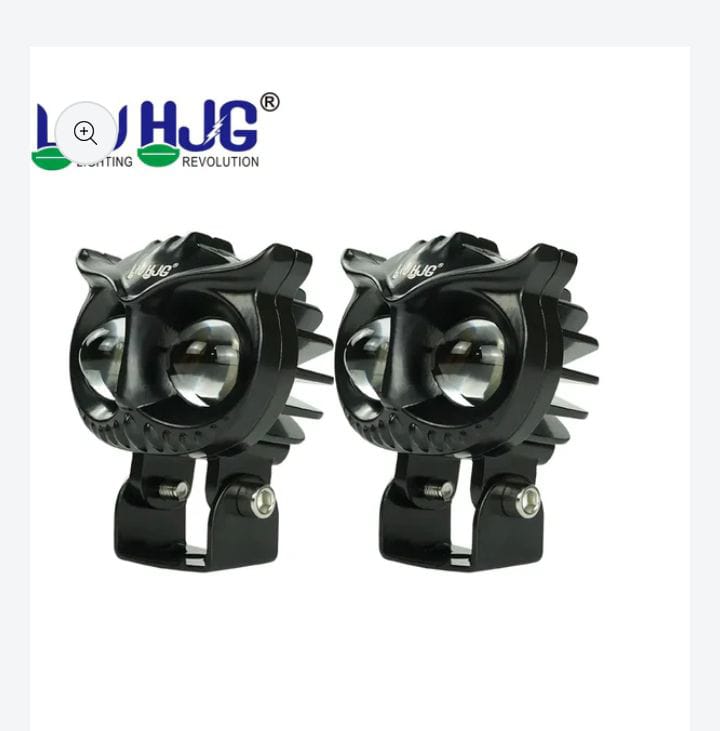 Owl Shape LED Fog Lights – Dual Lens High-Intensity Beam for Motorcycles