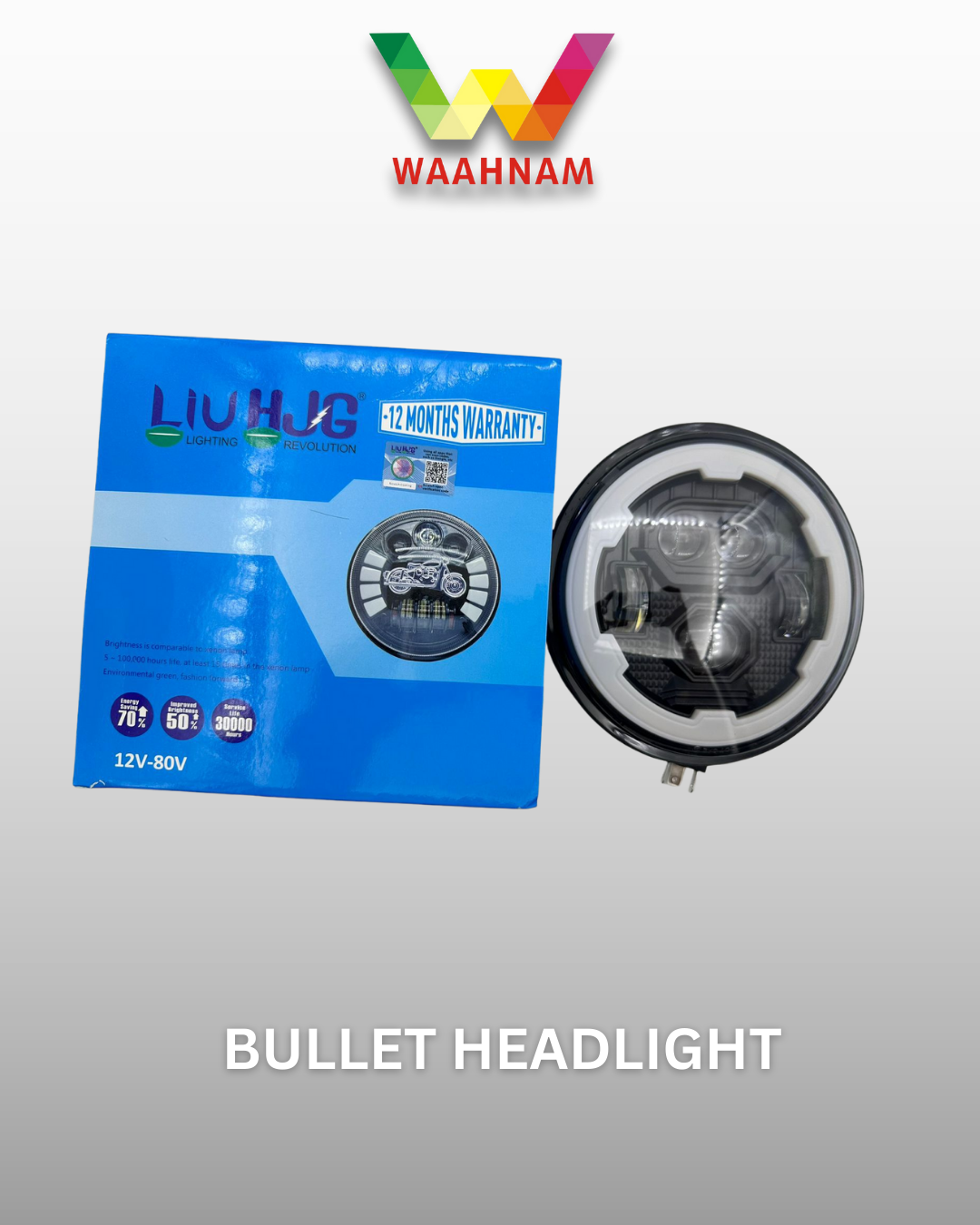 Bullet Headlight – Brightness That Commands the Road