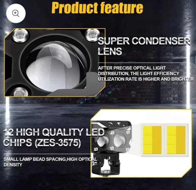 ROBOTIC 2 LED FOG LIGHT