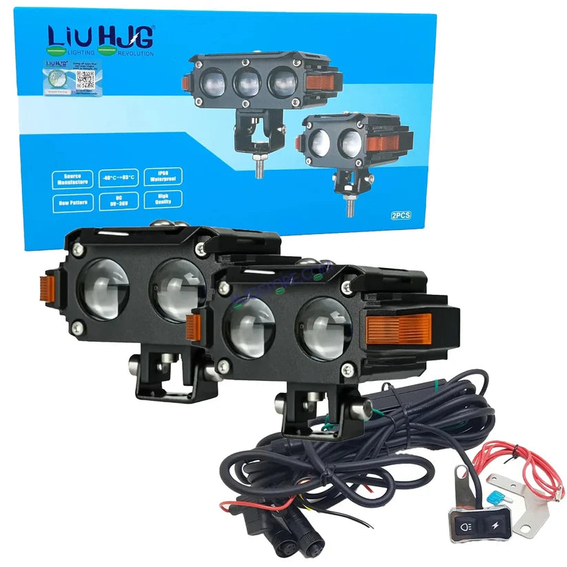 LIU HJG Dual LED Fog Light – Powerful Lighting for Every Ride