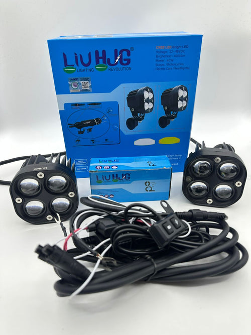 4 LED FOG LIGHT WITH PROJECTOR LENS