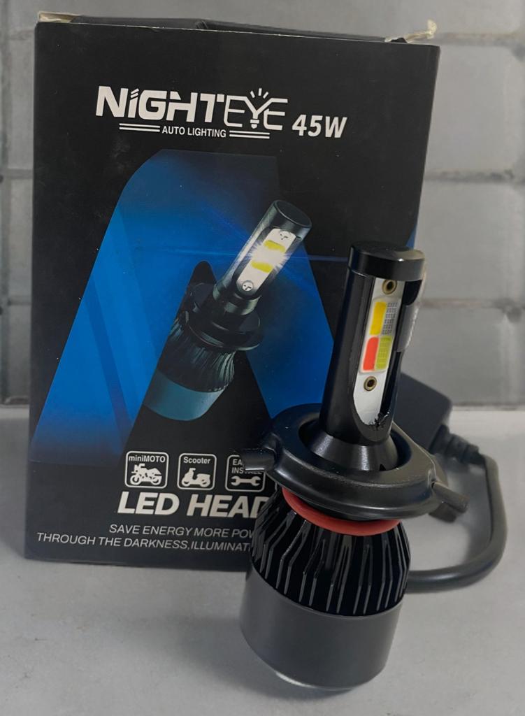 Nighteye 45W LED Headlight Bulb for 2-Wheelers