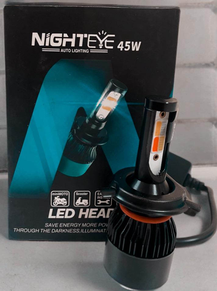 Nighteye 45W LED Headlight Bulb for 2-Wheelers