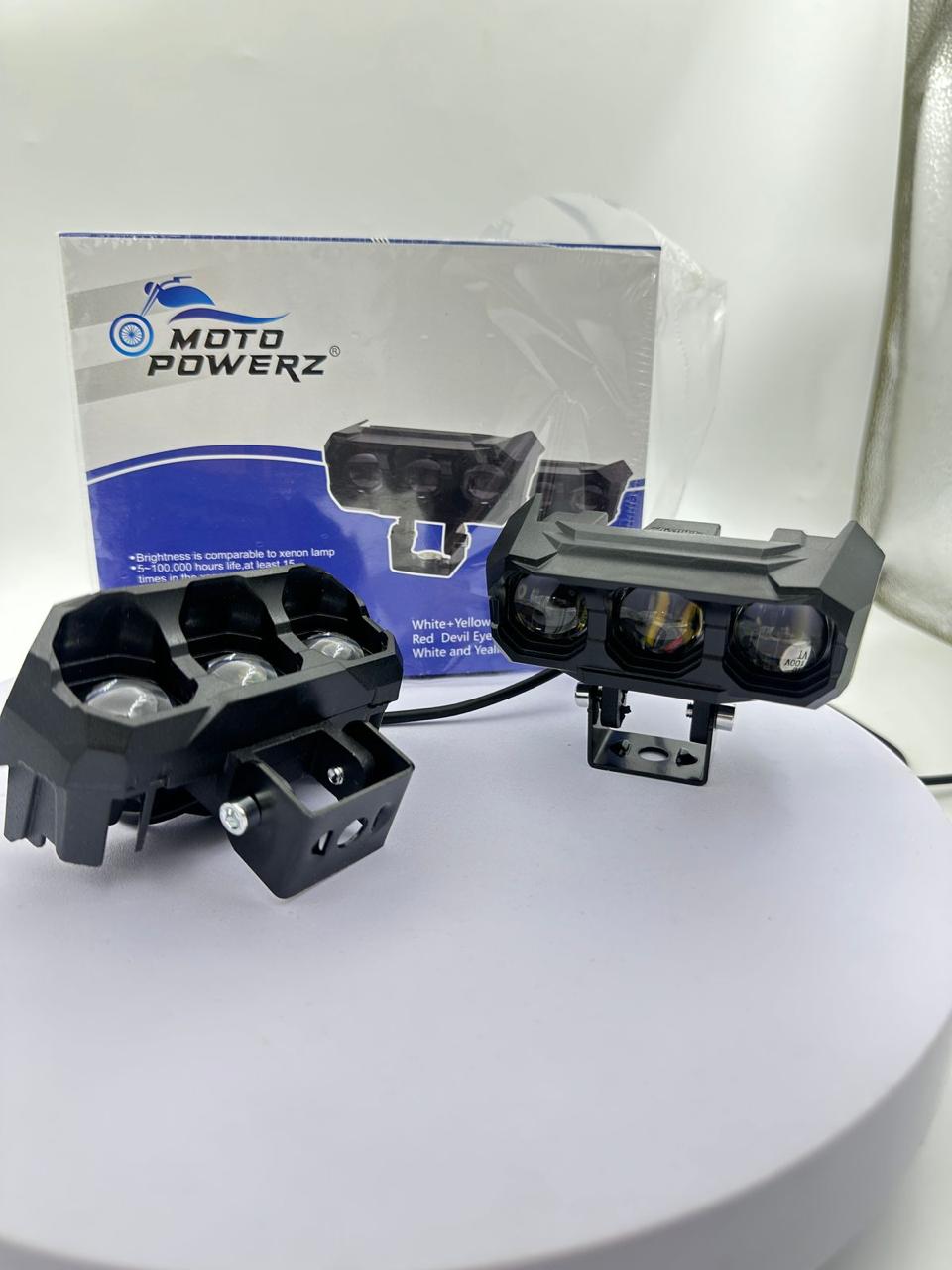 3 LED moto powerz fog light