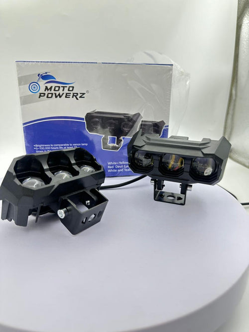3 LED moto powerz fog light
